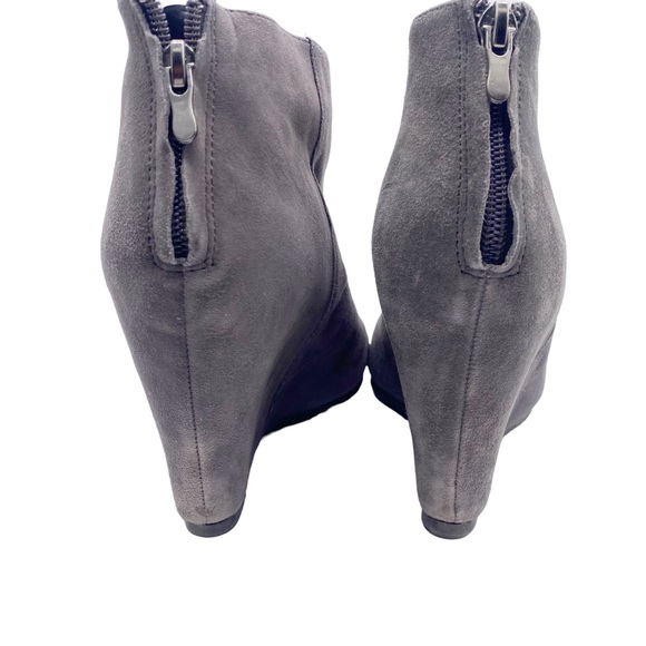 Aldo gray suede wedge booties size 9 - Picture 6 of 10